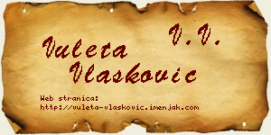 Vuleta Vlašković vizit kartica